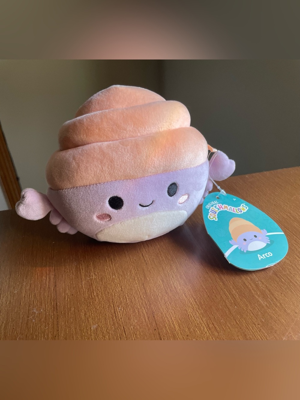 Squishmallow Arco the Hermit Crab Plush 5"